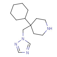 312638-92-9 4-cyclohexyl-4-(1,2,4-triazol-1-ylmethyl)piperidine chemical structure