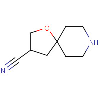 1434247-02-5 1-oxa-8-azaspiro[4.5]decane-3-carbonitrile chemical structure
