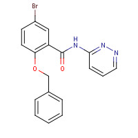 1285513-47-4 5-bromo-2-phenylmethoxy-N-pyridazin-3-ylbenzamide chemical structure
