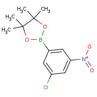 1228946-87-9 2-(3-chloro-5-nitrophenyl)-4,4,5,5-tetramethyl-1,3,2-dioxaborolane chemical structure