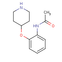 162402-51-9 N-(2-piperidin-4-yloxyphenyl)acetamide chemical structure