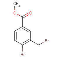142031-67-2 methyl 4-bromo-3-(bromomethyl)benzoate chemical structure