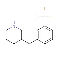 625454-25-3 3-[[3-(trifluoromethyl)phenyl]methyl]piperidine chemical structure