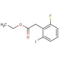 1261826-29-2 ethyl 2-(2-fluoro-6-iodophenyl)acetate chemical structure