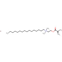 58710-34-2 hexadecyl-dimethyl-[2-(2-methylprop-2-enoyloxy)ethyl]azanium;bromide chemical structure