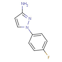 87949-12-0 1-(4-fluorophenyl)pyrazol-3-amine chemical structure