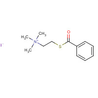 10561-14-5 2-benzoylsulfanylethyl(trimethyl)azanium;iodide chemical structure