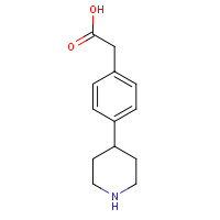 41789-04-2 2-(4-piperidin-4-ylphenyl)acetic acid chemical structure