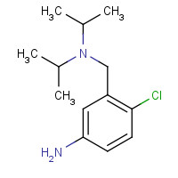 1446113-44-5 4-chloro-3-[[di(propan-2-yl)amino]methyl]aniline chemical structure