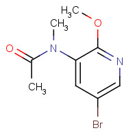 1257553-89-1 N-(5-bromo-2-methoxypyridin-3-yl)-N-methylacetamide chemical structure