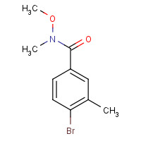 170230-01-0 4-bromo-N-methoxy-N,3-dimethylbenzamide chemical structure