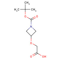 889952-83-4 2-[1-[(2-methylpropan-2-yl)oxycarbonyl]azetidin-3-yl]oxyacetic acid chemical structure