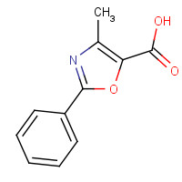 91137-55-2 4-methyl-2-phenyl-1,3-oxazole-5-carboxylic acid chemical structure