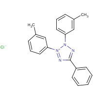 127697-61-4 2,3-bis(3-methylphenyl)-5-phenyltetrazol-2-ium;chloride chemical structure