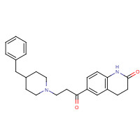 80834-71-5 6-[3-(4-benzylpiperidin-1-yl)propanoyl]-3,4-dihydro-1H-quinolin-2-one chemical structure