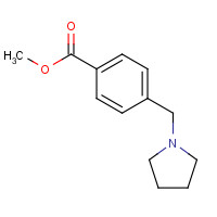 160598-45-8 methyl 4-(pyrrolidin-1-ylmethyl)benzoate chemical structure