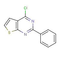 56843-80-2 4-chloro-2-phenylthieno[2,3-d]pyrimidine chemical structure