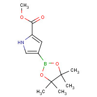 1198605-53-6 methyl 4-(4,4,5,5-tetramethyl-1,3,2-dioxaborolan-2-yl)-1H-pyrrole-2-carboxylate chemical structure
