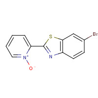 1432592-48-7 6-bromo-2-(1-oxidopyridin-1-ium-2-yl)-1,3-benzothiazole chemical structure