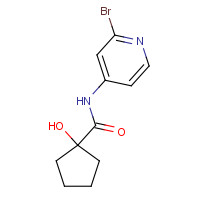 1433904-98-3 N-(2-bromopyridin-4-yl)-1-hydroxycyclopentane-1-carboxamide chemical structure