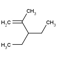 19780-66-6 3-ethyl-2-methylpent-1-ene chemical structure