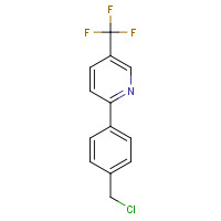 613239-76-2 2-[4-(chloromethyl)phenyl]-5-(trifluoromethyl)pyridine chemical structure