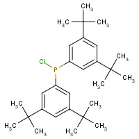 181257-36-3 chloro-bis(3,5-ditert-butylphenyl)phosphane chemical structure