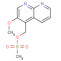 1539309-53-9 (3-methoxy-1,8-naphthyridin-4-yl)methyl methanesulfonate chemical structure