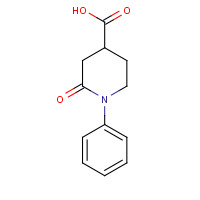 197856-04-5 2-oxo-1-phenylpiperidine-4-carboxylic acid chemical structure