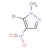 89607-13-6 5-bromo-1-methyl-4-nitropyrazole chemical structure