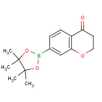 1467058-04-3 7-(4,4,5,5-tetramethyl-1,3,2-dioxaborolan-2-yl)-2,3-dihydrochromen-4-one chemical structure
