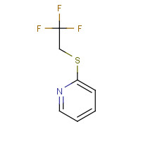 162965-54-0 2-(2,2,2-trifluoroethylsulfanyl)pyridine chemical structure