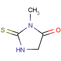 694-68-8 3-methyl-2-sulfanylideneimidazolidin-4-one chemical structure