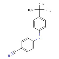 1041577-54-1 4-(4-tert-butylanilino)benzonitrile chemical structure