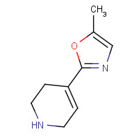 1441000-80-1 5-methyl-2-(1,2,3,6-tetrahydropyridin-4-yl)-1,3-oxazole chemical structure