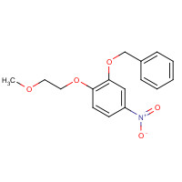 1616380-60-9 1-(2-methoxyethoxy)-4-nitro-2-phenylmethoxybenzene chemical structure