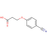 58228-89-0 3-(4-cyanophenoxy)propanoic acid chemical structure