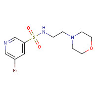 887308-19-2 5-bromo-N-(2-morpholin-4-ylethyl)pyridine-3-sulfonamide chemical structure