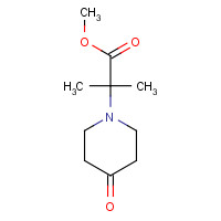 1018815-97-8 methyl 2-methyl-2-(4-oxopiperidin-1-yl)propanoate chemical structure
