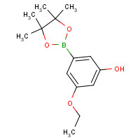 1235566-06-9 3-ethoxy-5-(4,4,5,5-tetramethyl-1,3,2-dioxaborolan-2-yl)phenol chemical structure