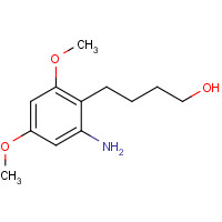 1373669-43-2 4-(2-amino-4,6-dimethoxyphenyl)butan-1-ol chemical structure