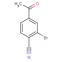 93273-63-3 4-acetyl-2-bromobenzonitrile chemical structure