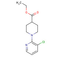 1072921-07-3 ethyl 1-(3-chloropyridin-2-yl)piperidine-4-carboxylate chemical structure