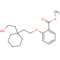 518284-46-3 methyl 2-[2-[1-(2-hydroxyethyl)cyclohexyl]ethoxy]benzoate chemical structure