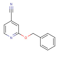 501378-52-5 2-phenylmethoxypyridine-4-carbonitrile chemical structure