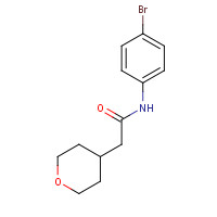 355372-81-5 N-(4-bromophenyl)-2-(oxan-4-yl)acetamide chemical structure