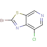 1206248-68-1 2-bromo-7-chloro-[1,3]thiazolo[5,4-c]pyridine chemical structure