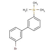 187275-74-7 [3-(3-bromophenyl)phenyl]-trimethylsilane chemical structure