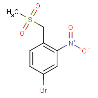 651780-41-5 4-bromo-1-(methylsulfonylmethyl)-2-nitrobenzene chemical structure