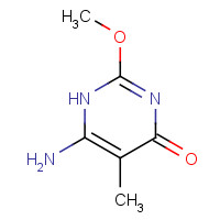 52386-30-8 6-amino-2-methoxy-5-methyl-1H-pyrimidin-4-one chemical structure